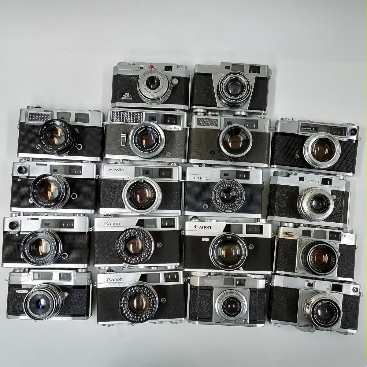カメラ4台　Nikon Pentax Olympus minolta K000S05J カメラ☆レンズ☆まとめてセット☆MINOLTA☆PENTAX☆OLYMPUS