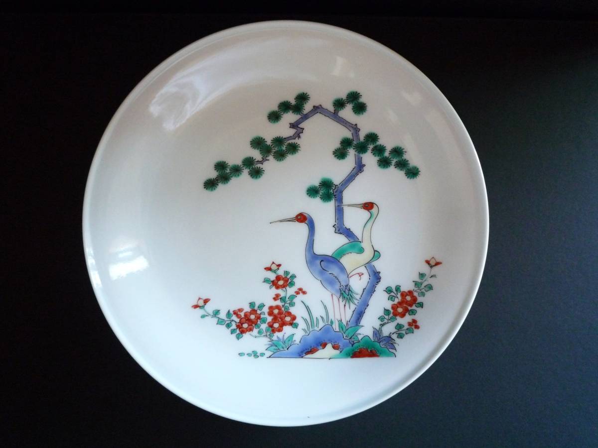 【100%新品，爆買い】 美術品 14代 柿右衛門 錦 松双鶴花絵 額皿 直径18.5センチ 高さ3センチ 共箱なし 保証品 検索 今右衛門 源右衛門(柿右衛門様式)｜売買されたオークション情報、yahooの商品情報をアーカイブ公 伊万里、有田