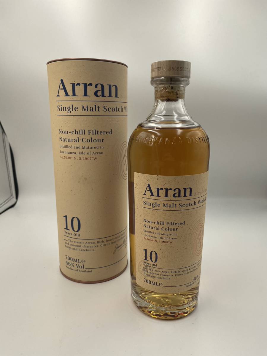 旧ボトル】アラン10年シングルモルトウイスキー 700ml 古酒ウイスキー
