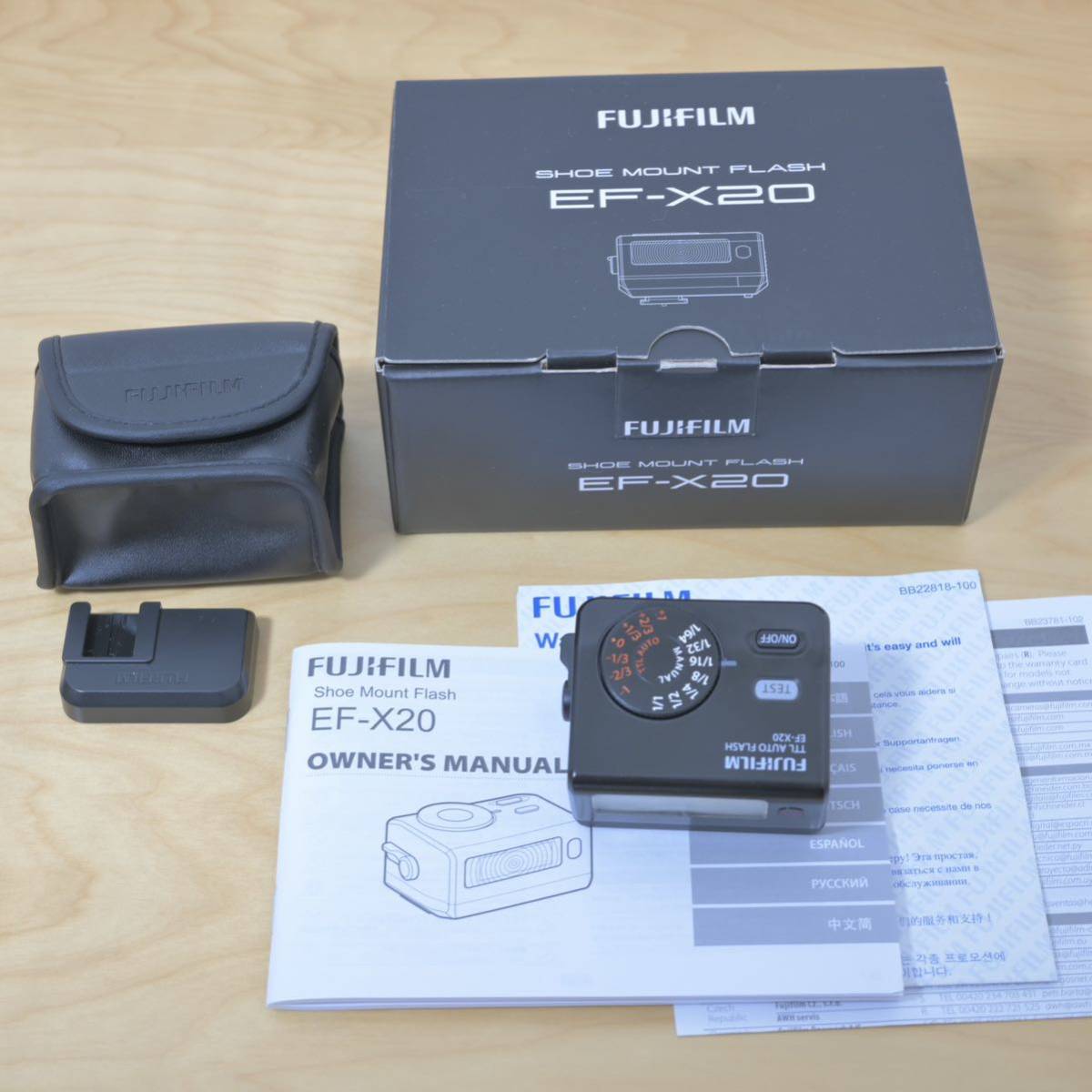 ■富士フィルム クリップオンフラッシュ EF-X20 美品 