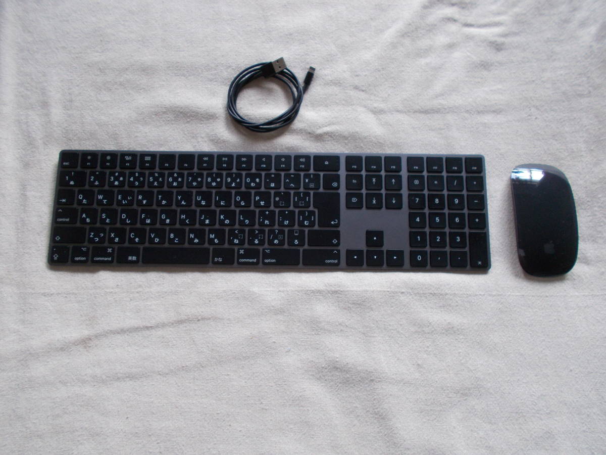 34.Mac用　キーボード・マウス（A1843、A1657)中古・箱なし【Mac落札者は同封致します】