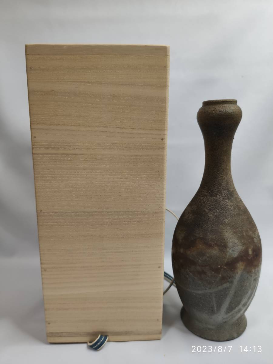 1153/○平安茶壷 万代草山 共箱 京焼 茶壺 飾壷 飾紐 茶道具 【公式通販】