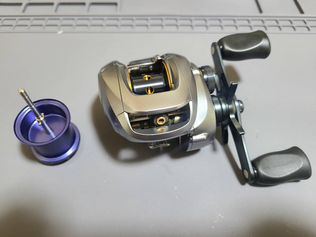 シマノ 09 アルデバランMg7 レフト ハイギア アベイルスプール付き