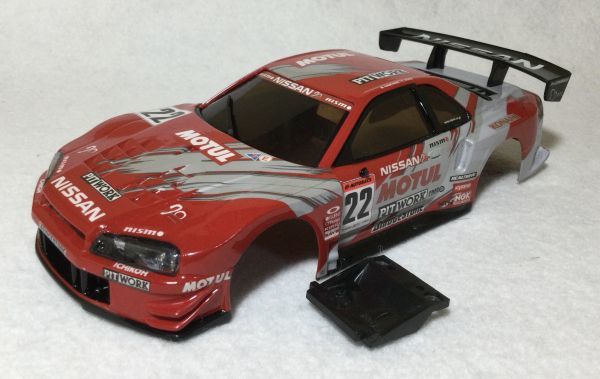 京商 ミニッツ ボディ MOTUL PITWORK GT-R GT No.22 ニスモ GTR R34