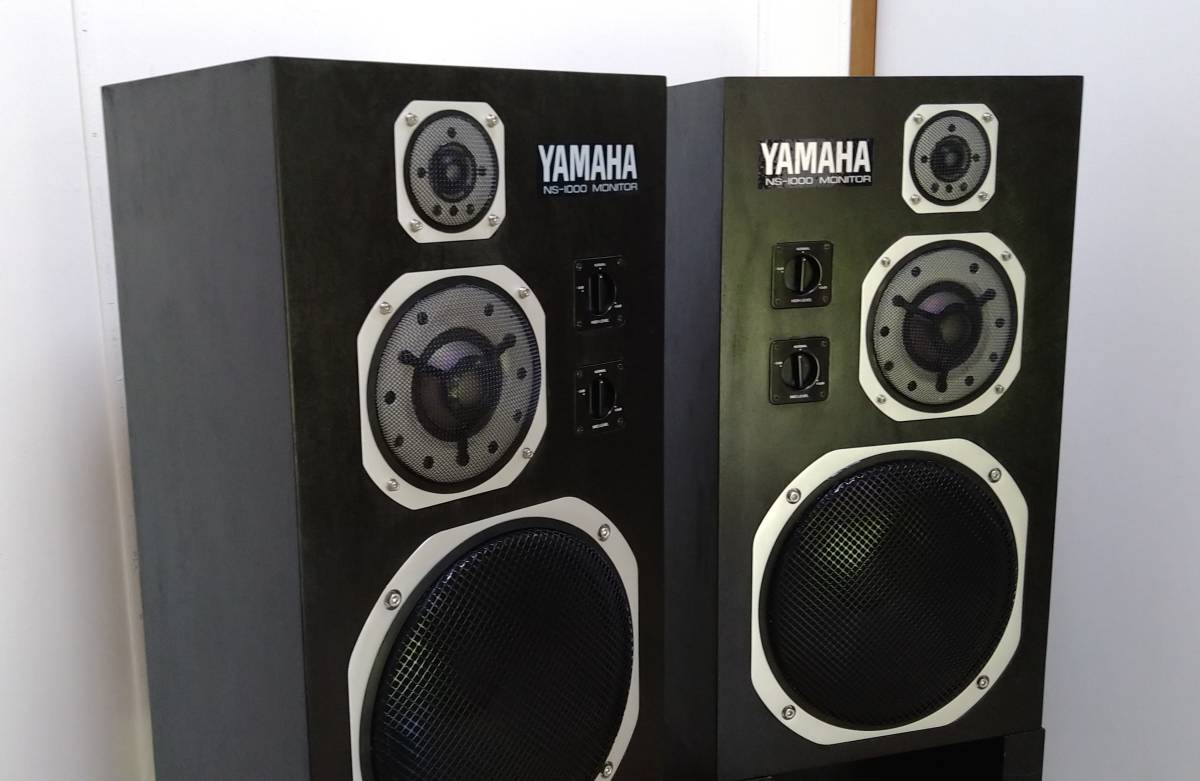 上級レストア★ヤマハ　YAMAHA NS-１０００M★高級 摺りうるし木目出し仕上げ　ネットワークDAYTON改造整備済み　完動品　良い音です！ YAMAHA NS-1000M 超上級レストア☆ヤマハ Project Restore M