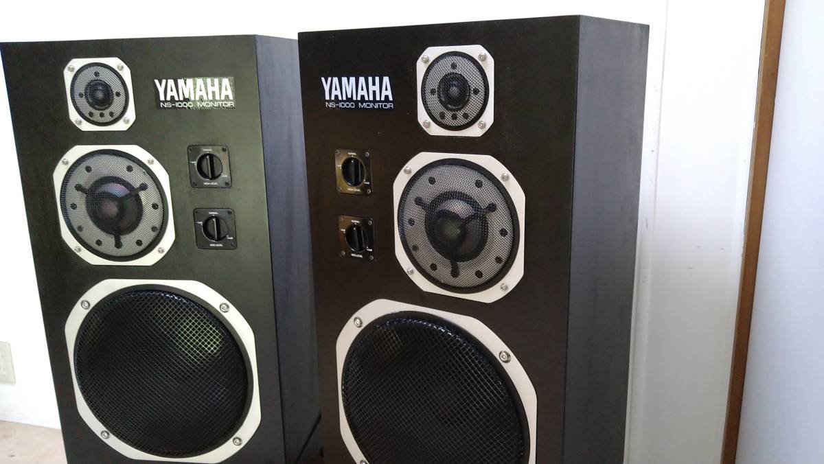 上級レストア★ヤマハ　YAMAHA NS-１０００M★高級 摺りうるし木目出し仕上げ　ネットワークDAYTON改造整備済み　完動品　良い音です！ YAMAHA NS-1000M 超上級レストア☆ヤマハ Project Restore M
