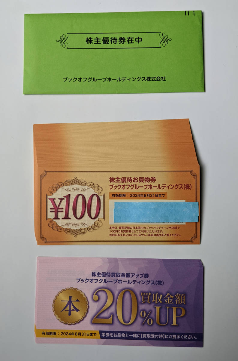 ブックオフ 株主優待 ブックオフ BOOK OFF 株主優待 6000円分 最新 クリックポスト