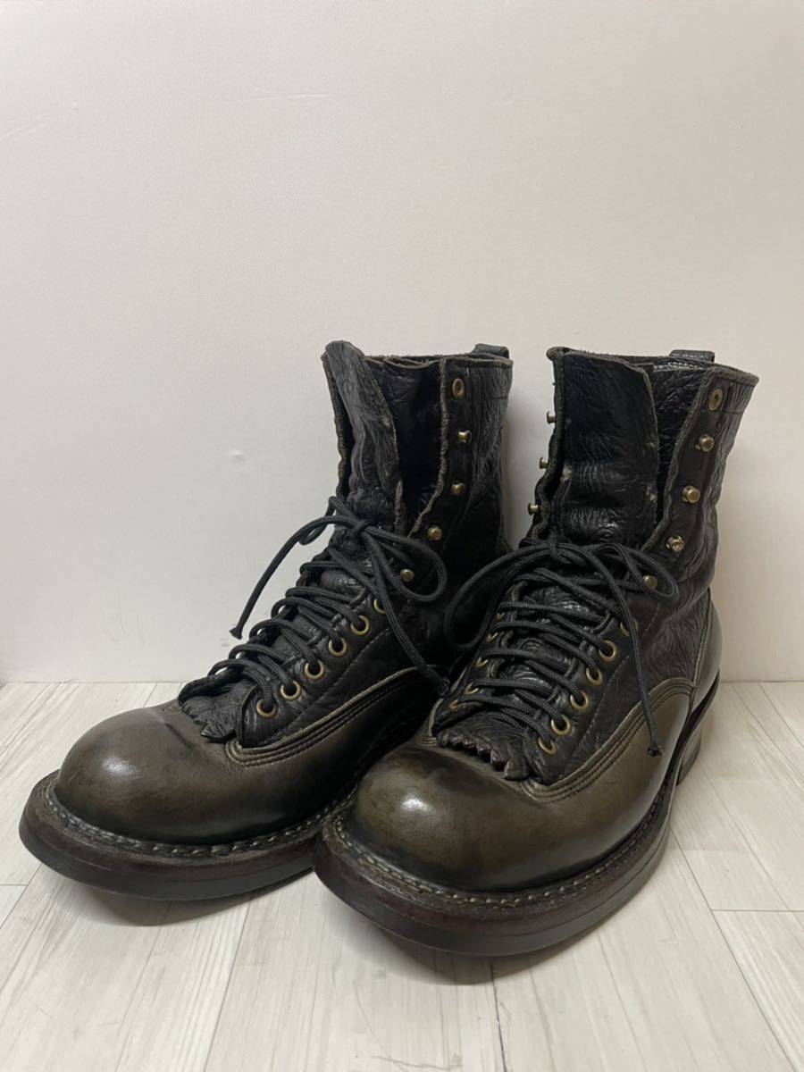 【クリーニング済】 WHITE’S BOOTS SEMI DRESS ホワイツブーツ ブーツ ブラック 27㎝ 