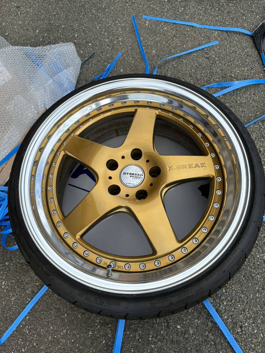 K-BREAK FIVESTA ケーブレイク ファイブスタ 19インチタイヤホイール4 