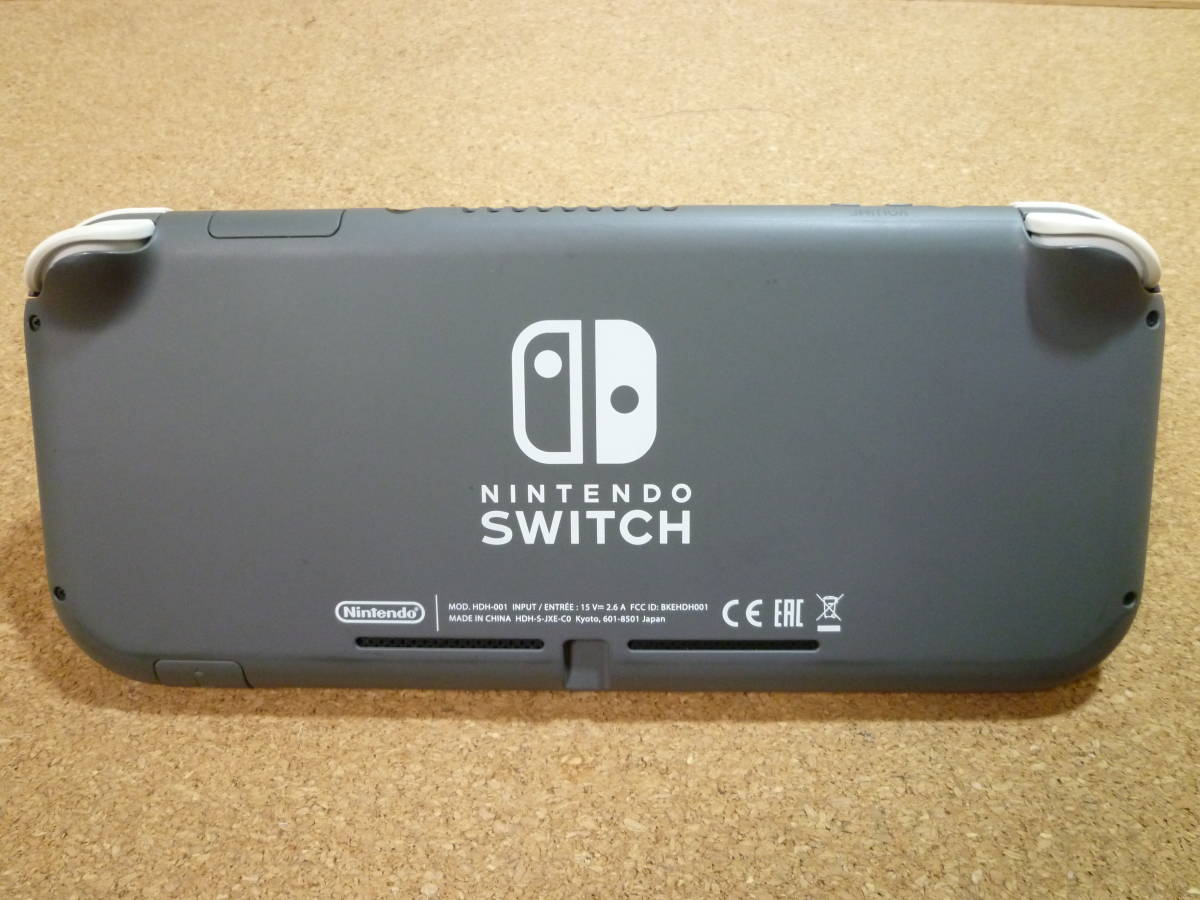 Nintendo Switch lite グレー 本体 外箱 充電器 ケース SDカード 