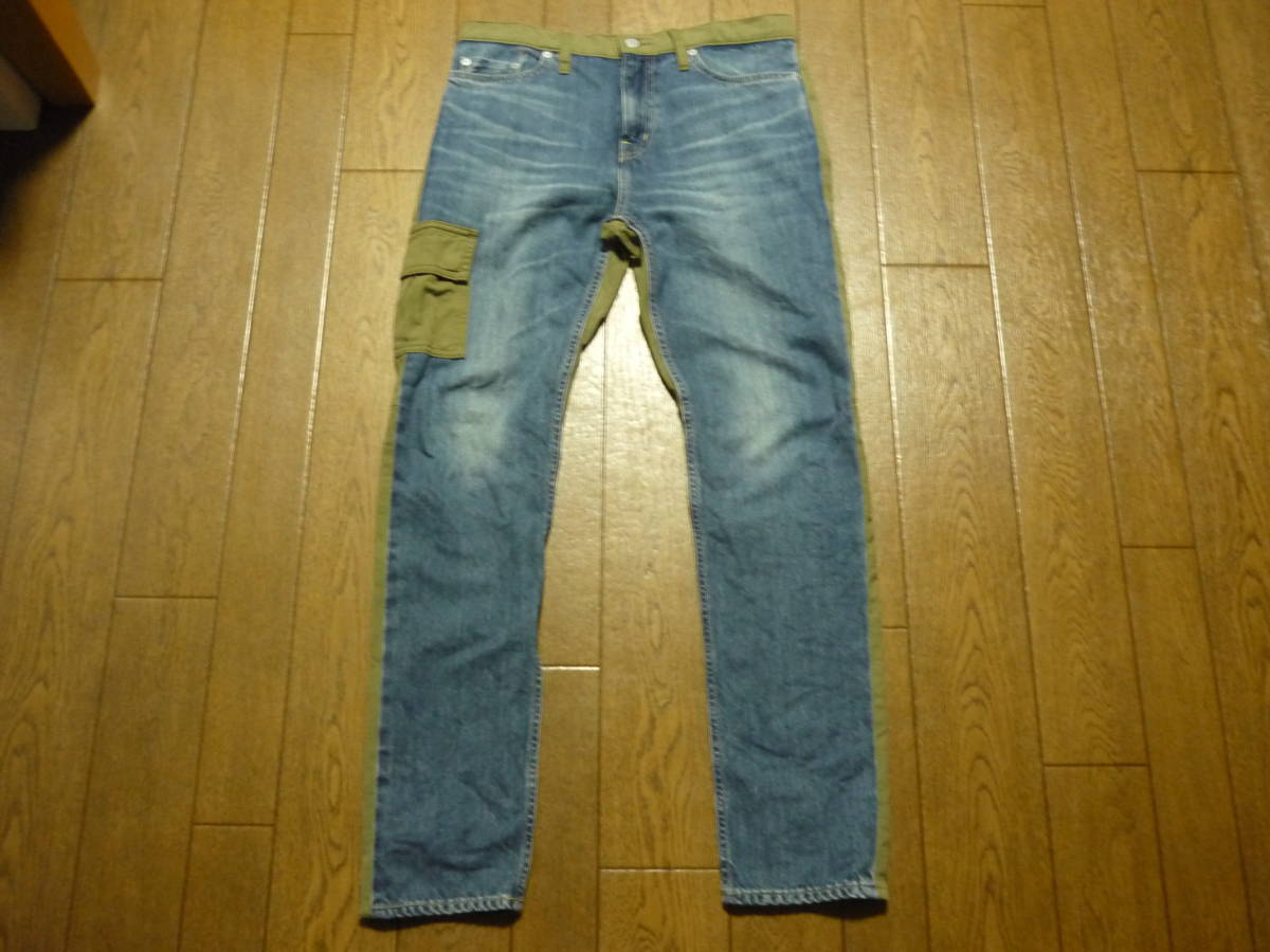 HYSTERIC GLAMOUR　ヒステリックグラマー　デニム　アーミー　サテン　カーゴパンツ　サイズ27