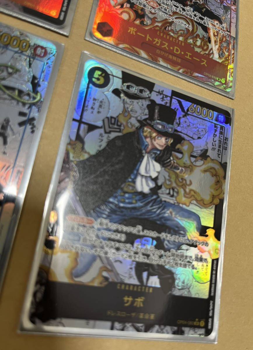 PSA10】 エース サボ 2枚セット 悲し コミパラ ワンピースカード
