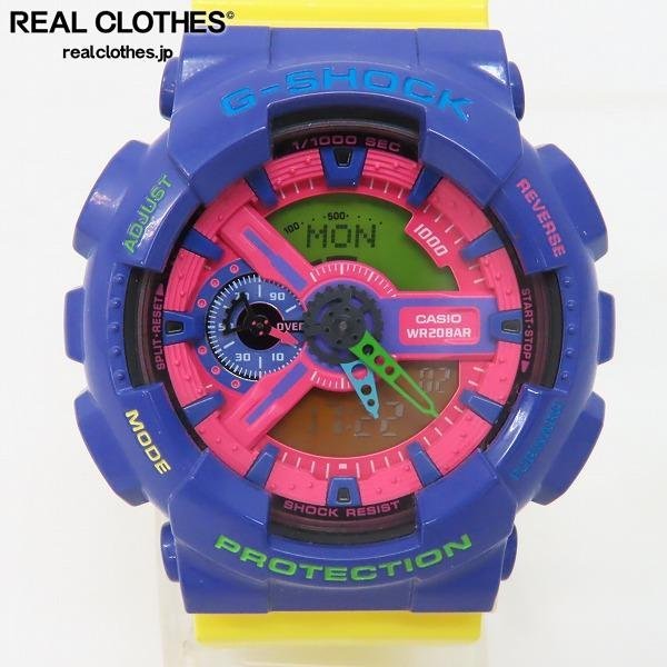 G-SHOCK/G-ショック ハイパーカラーズ デジアナ GA-110HC-6AJF /000