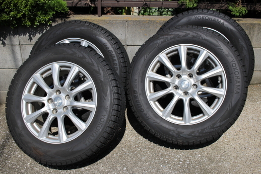 タイヤ・ホイールセット　YOKOHAMA ヨコハマタイヤ　ice GUARD G075 225/65 R17
