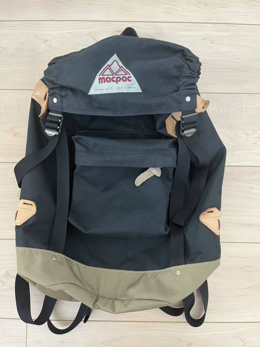 MACPAC セロー1973 ブラック 30L クラシックデイバック
