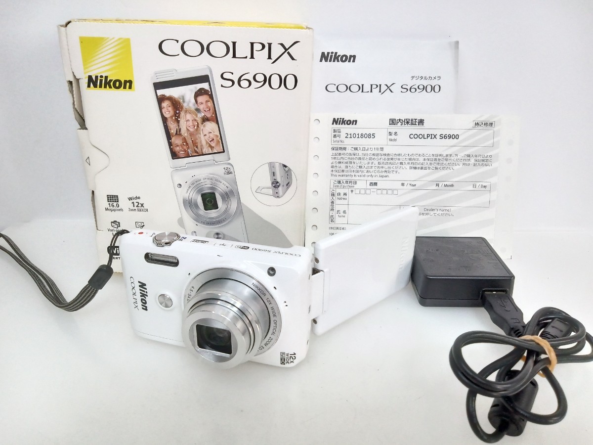 ジャンク】Nikon COOLPIX a900 シルバー 動作確認済み 【ジャンク