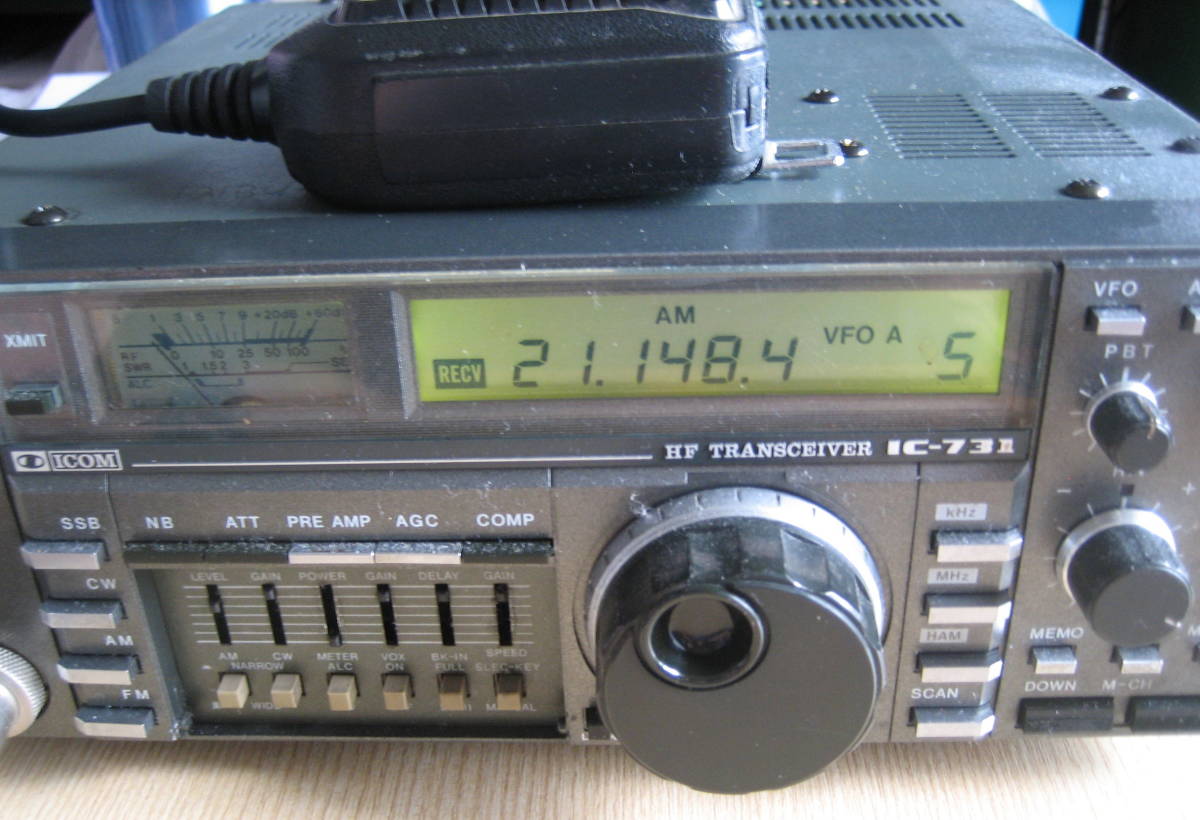 IC-731S HFトランシーバー ICOM 動作品 IC-731S HFトランシーバー ICOM 動作品 IC-731S HFトランシーバー ICOM