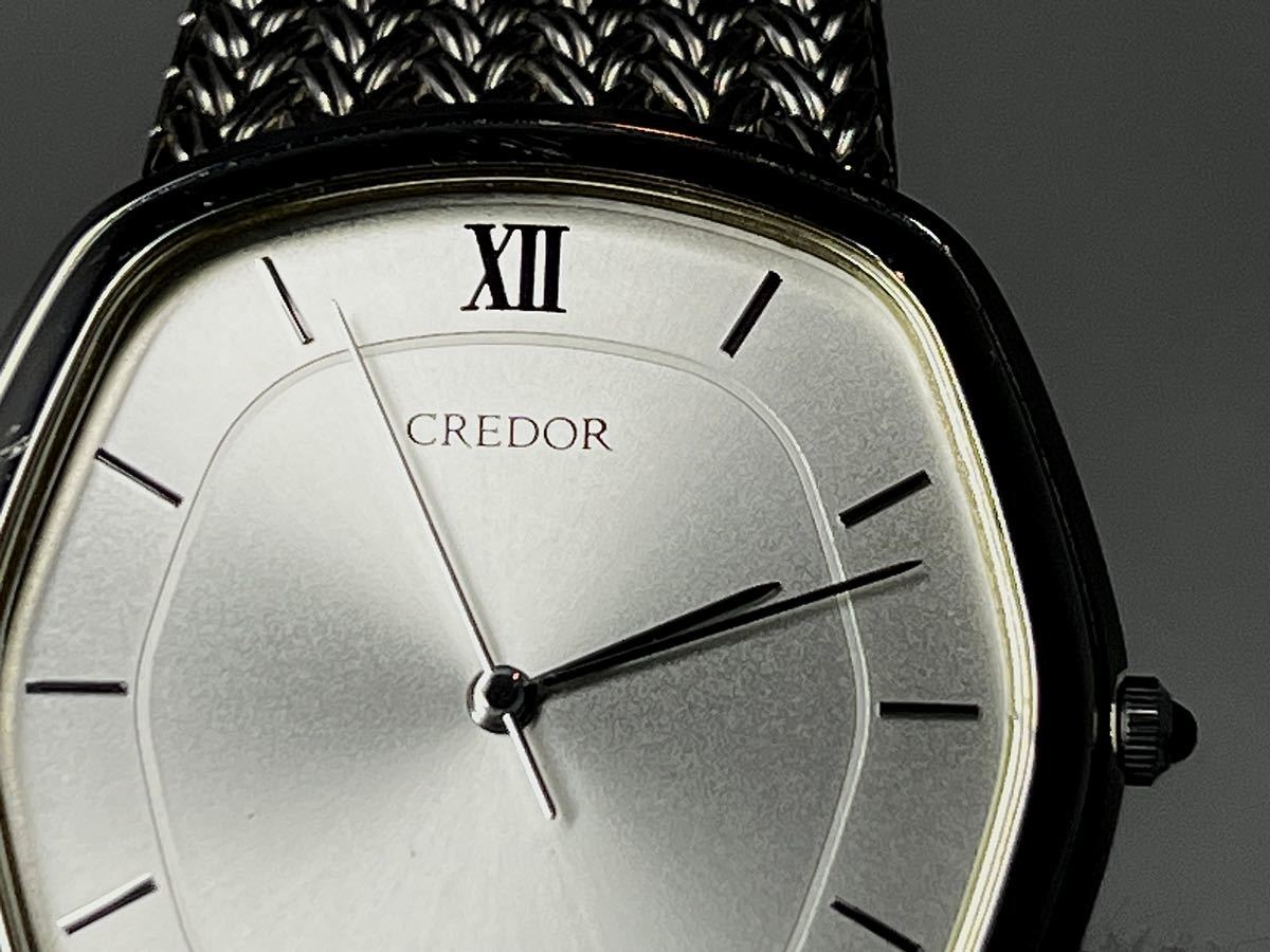 SEIKO CREDOR セイコークレドール7771-5040　メンズ腕時計31ミリシルバーメンテナンス済み稼働品