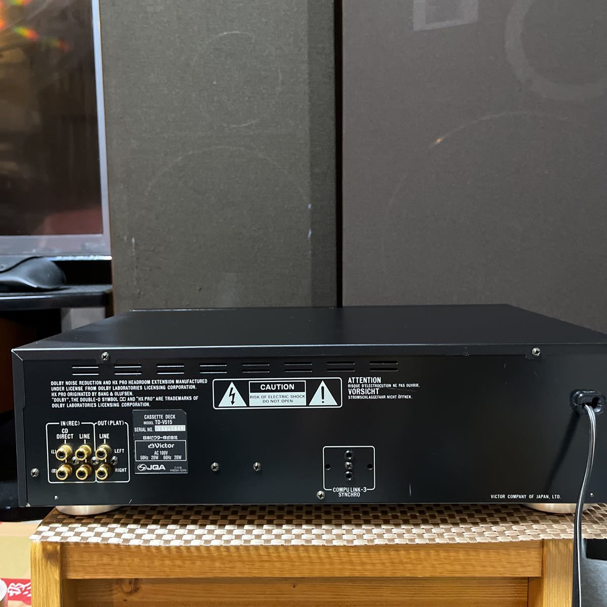 Victor 3headカセットデッキ TD-V515 (簡易メンテナンス済み.完動品