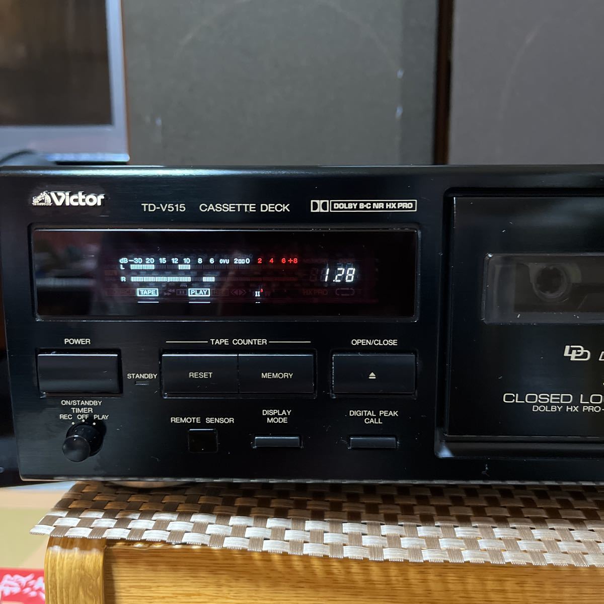 ビクター Victor TD-V515 3ヘッドカセットデッキ録音再生良好 Victor