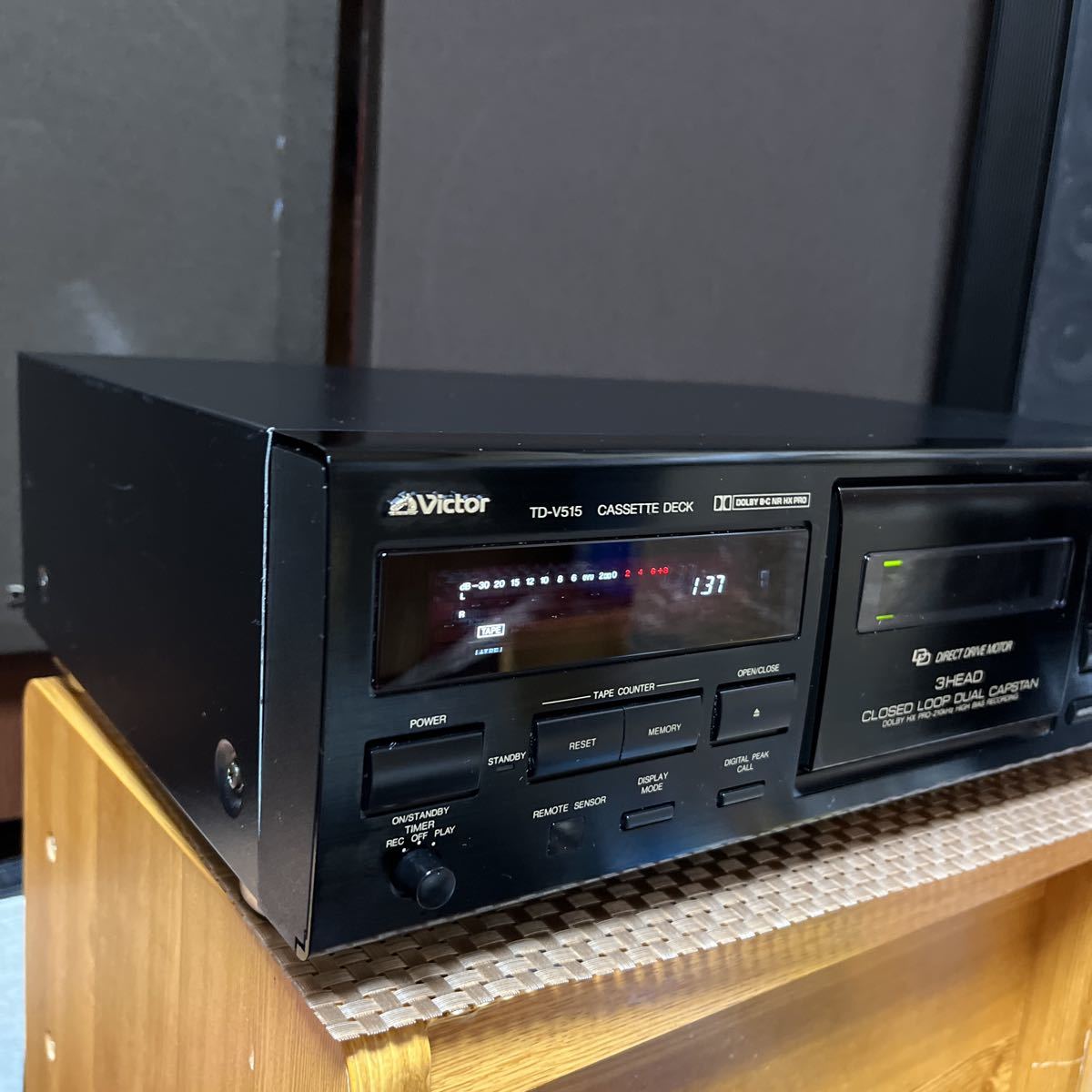 Victor 3headカセットデッキ TD-V515 (簡易メンテナンス済み.完動品