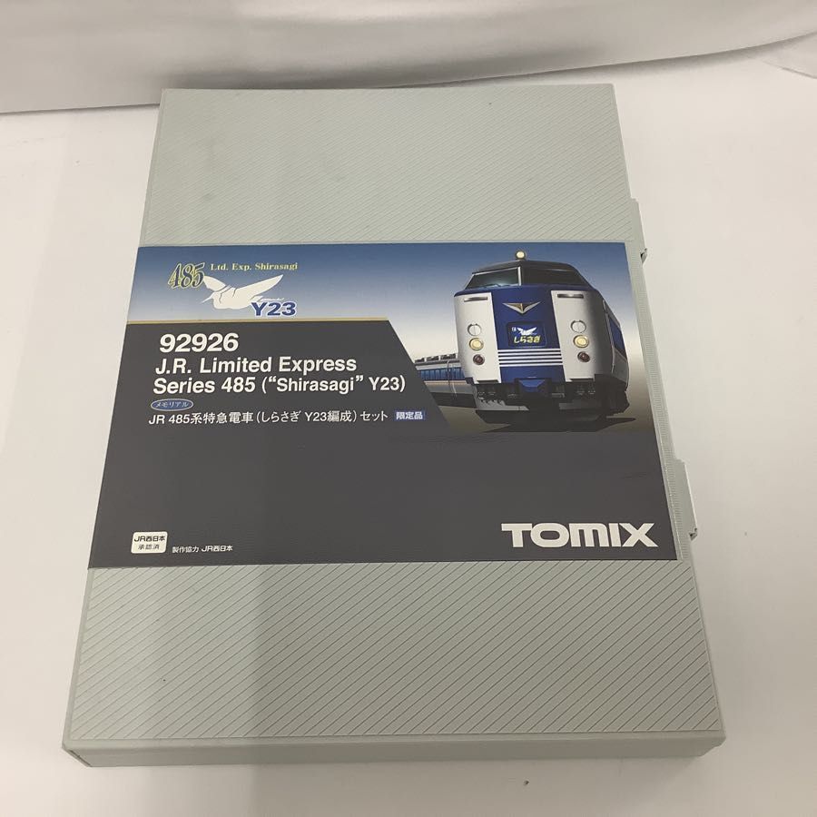1円〜 動作確認済み TOMIX Nゲージ 92926 JR 485系特急電車 (しらさぎ