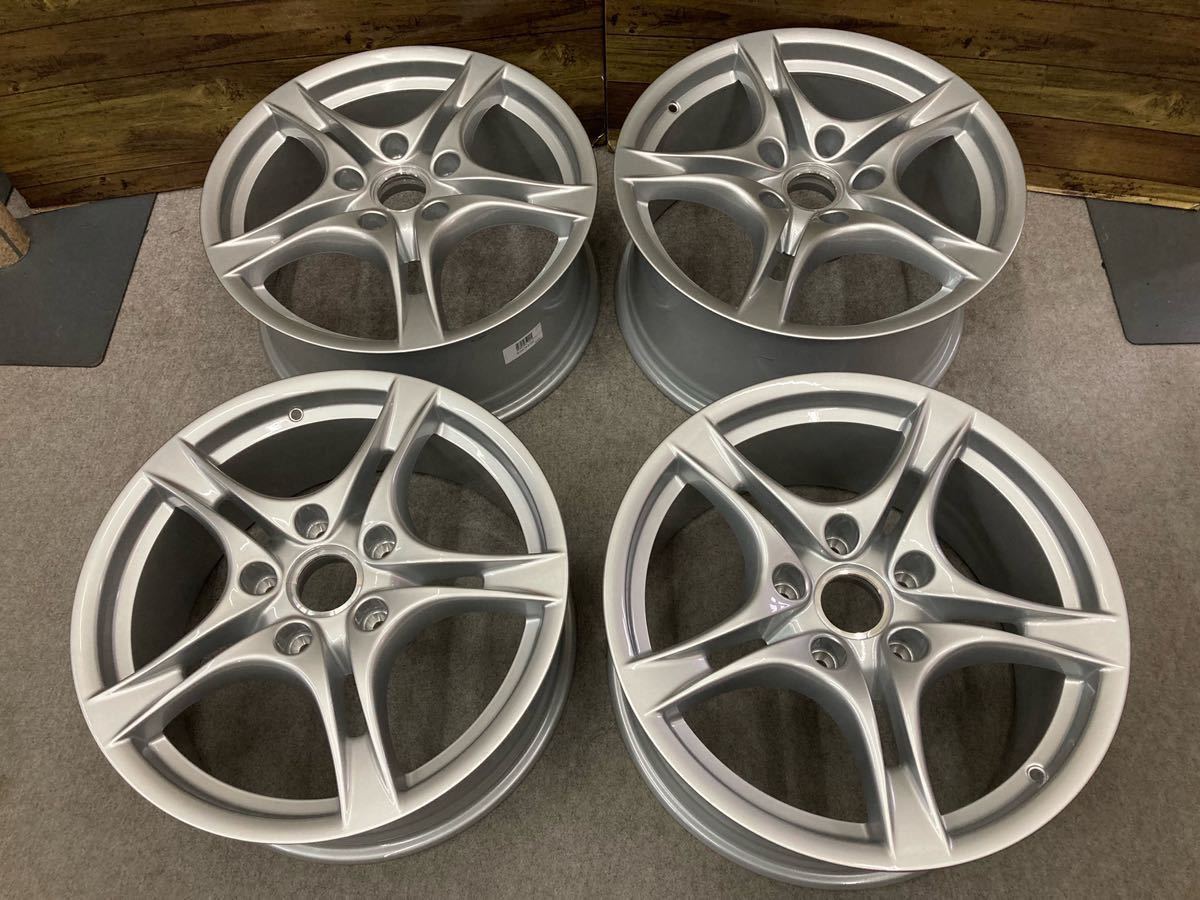 100%新品，大得価 ポルシェ純正 987 ケイマン ボクスター 18インチ ホイール4本セット(5穴)｜売買されたオークション情報、yahooの商品情報をアーカイブ公開 - オークファン 5穴