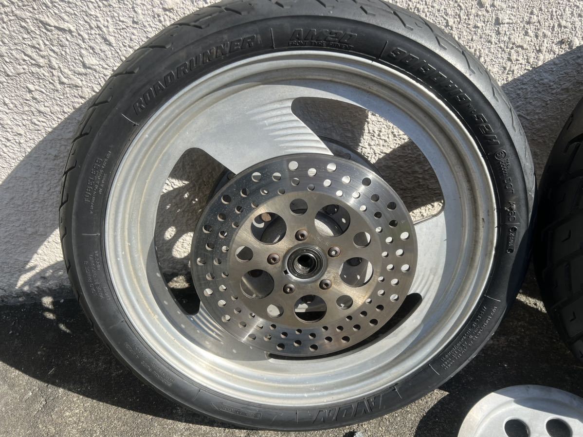 ハーレー ホイール 前後セット Wディスク 19インチ 16インチ fxr