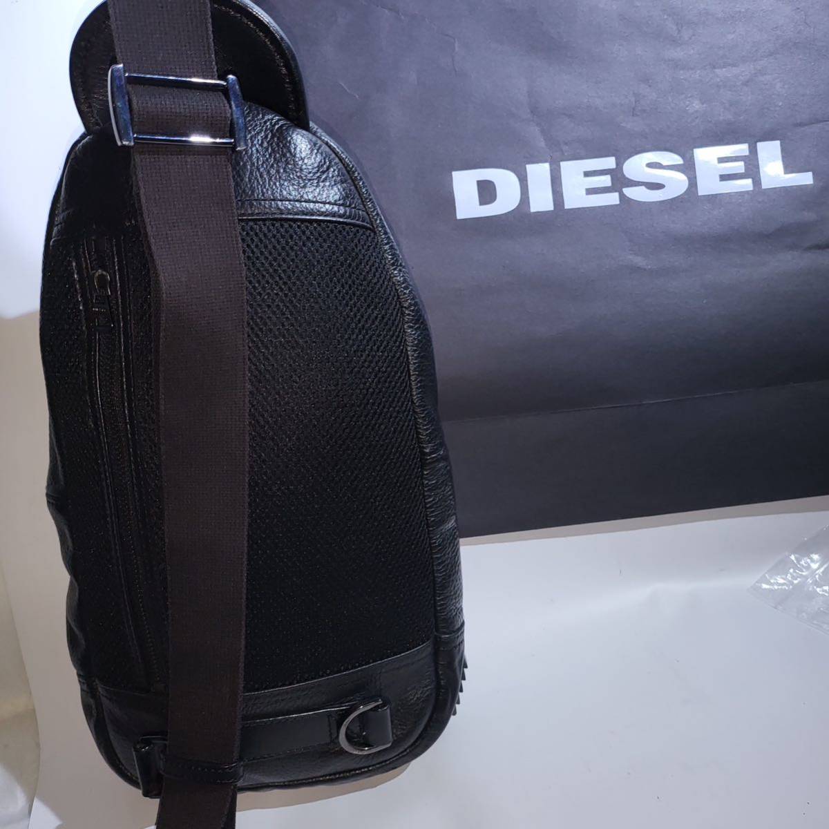 超美品】ディーゼル DIESEL/ワンショルダーバッグ ボディバッグ 本革 
