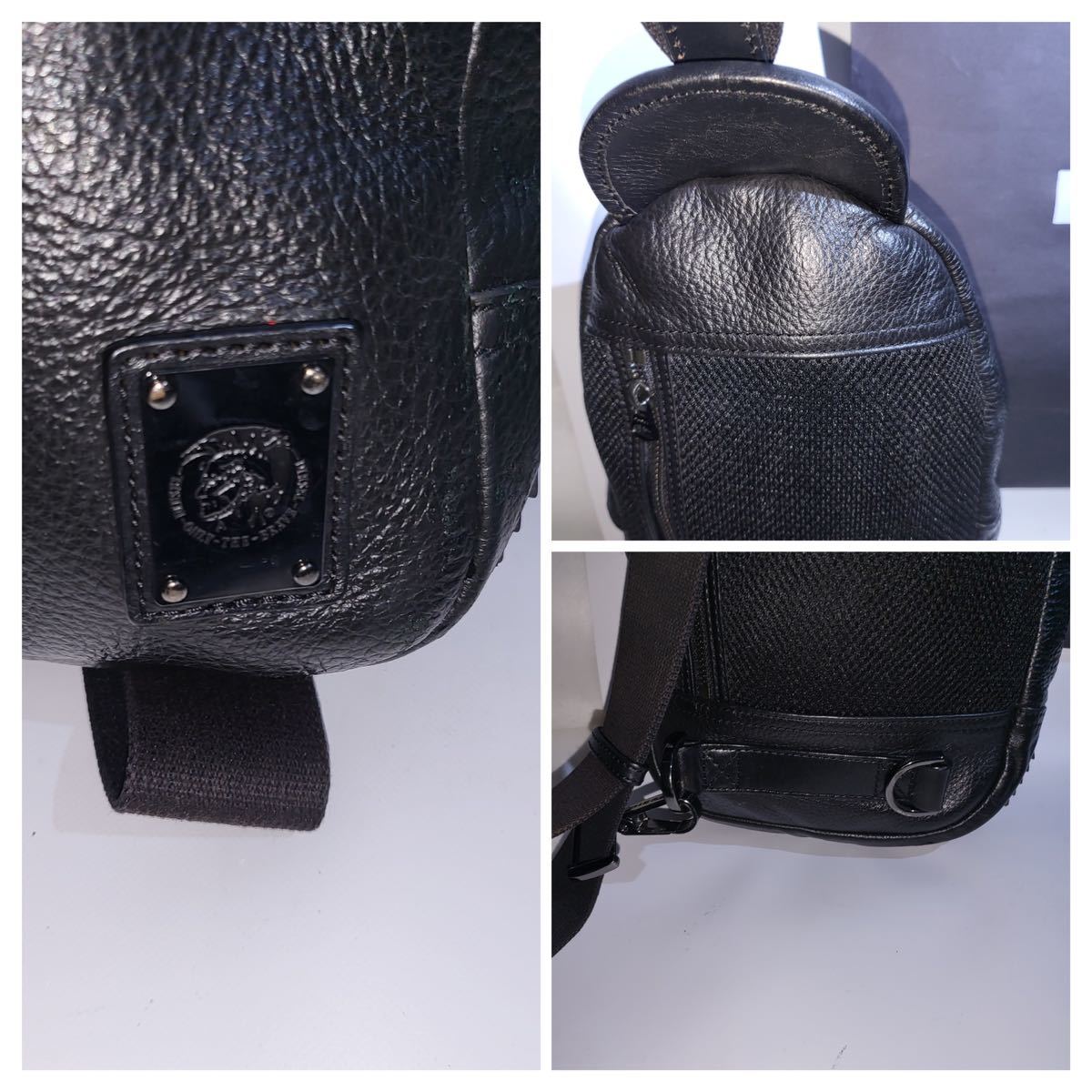 超美品】ディーゼル DIESEL/ワンショルダーバッグ ボディバッグ 本革 