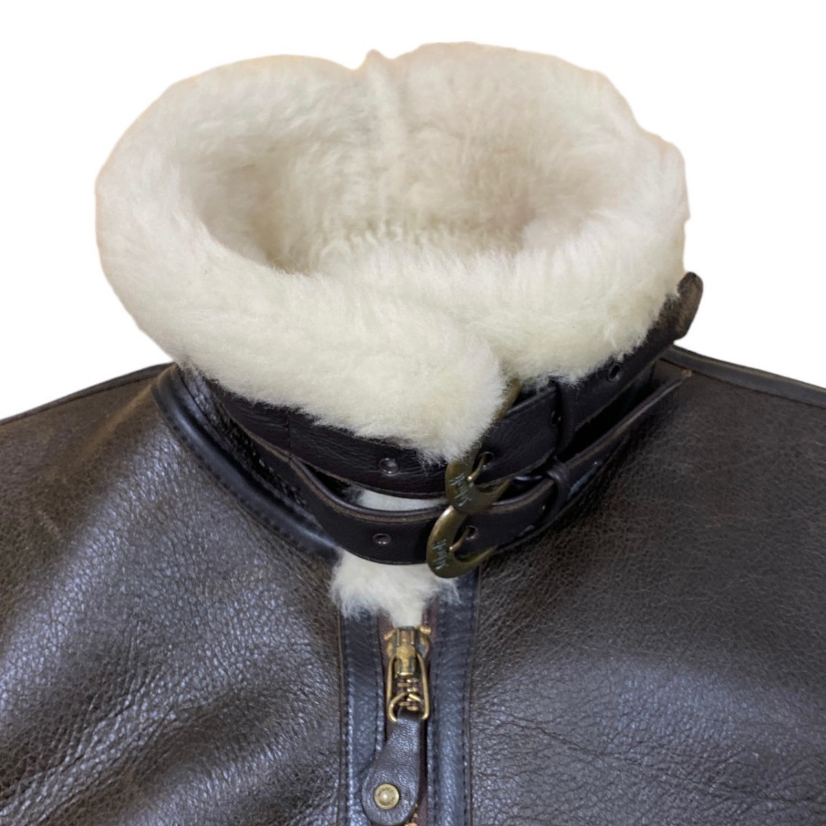 j*h様 SCHOTT TYPE B-3 リアルムートン　フライトジャケット schott - schott／ショット Bー3 リアルムートンの通販 by