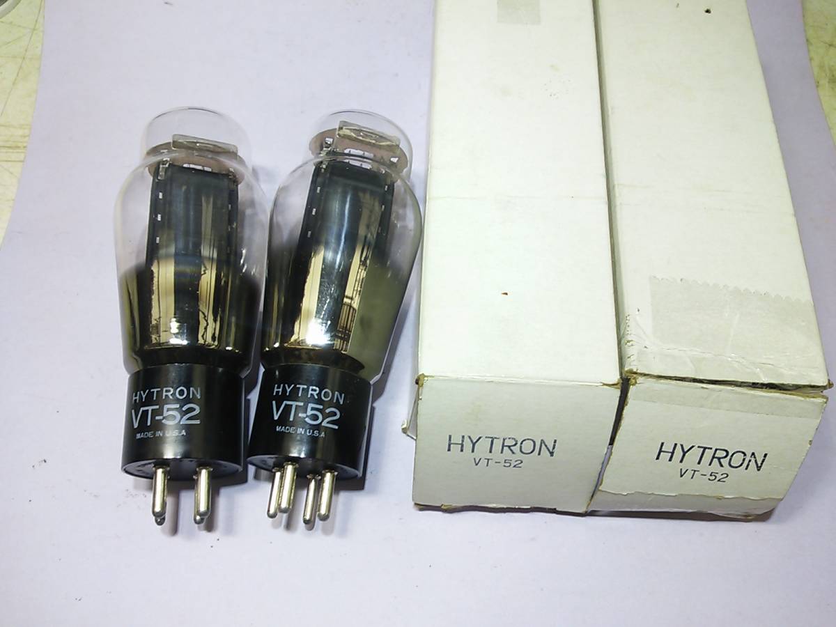 VT-52 HYTRON　真空管ペア