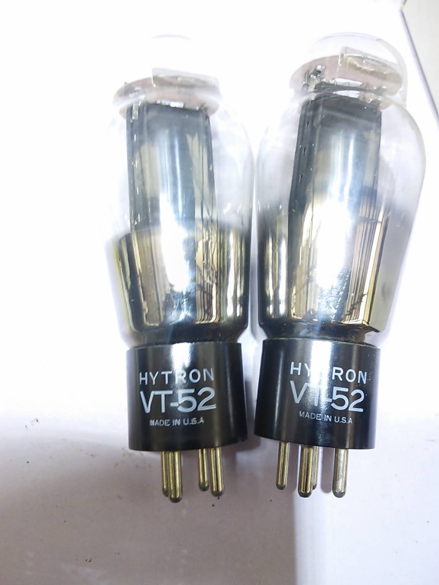 VT-52 HYTRON 真空管ペア 【公式通販】