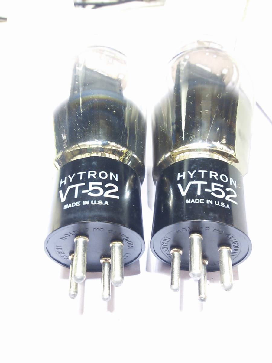 VT-52 HYTRON 真空管ペア 【公式通販】