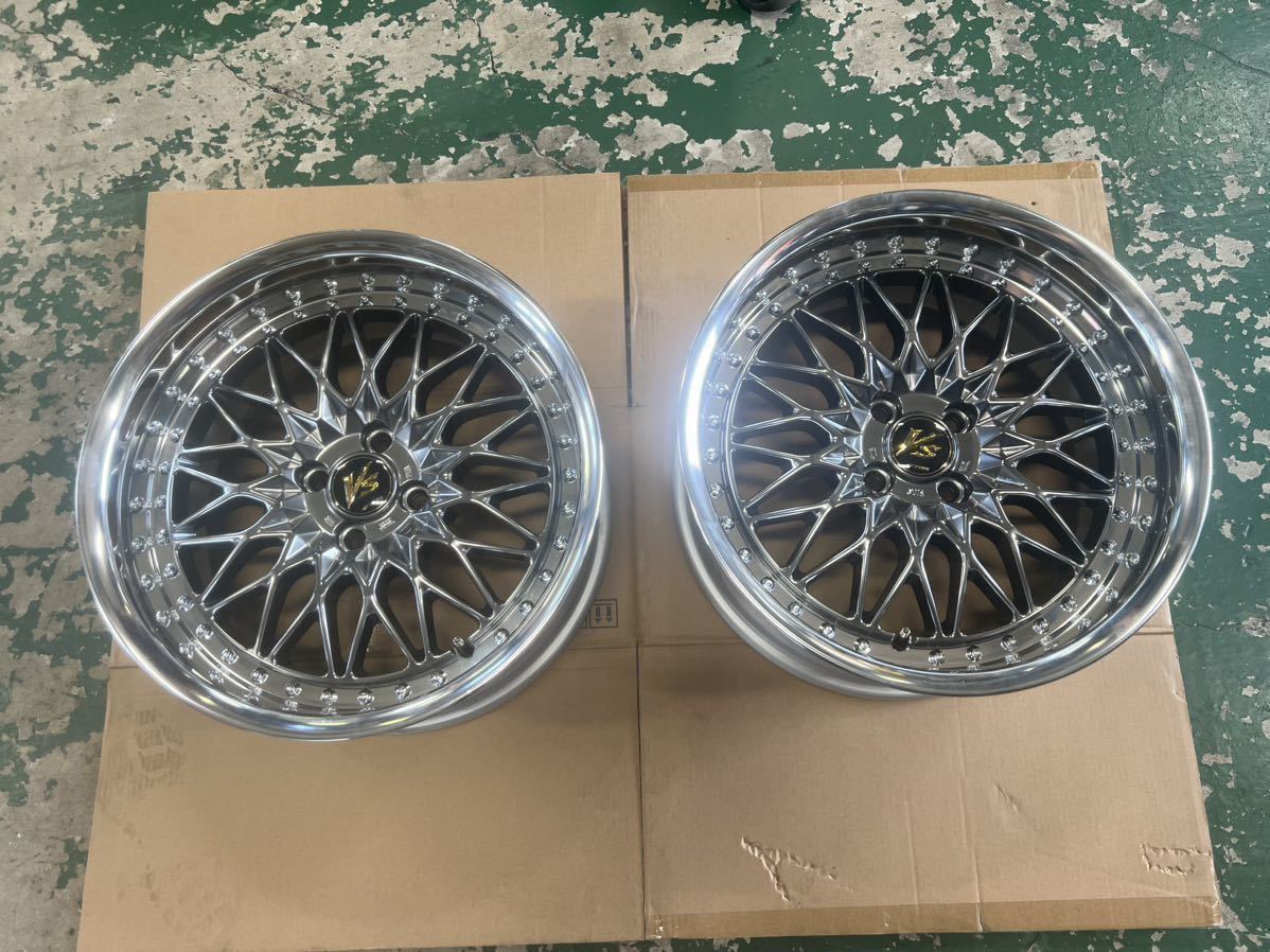 WORK VS XV 17インチ×8j ホイール2本セット の入札履歴 - 入札者の順位