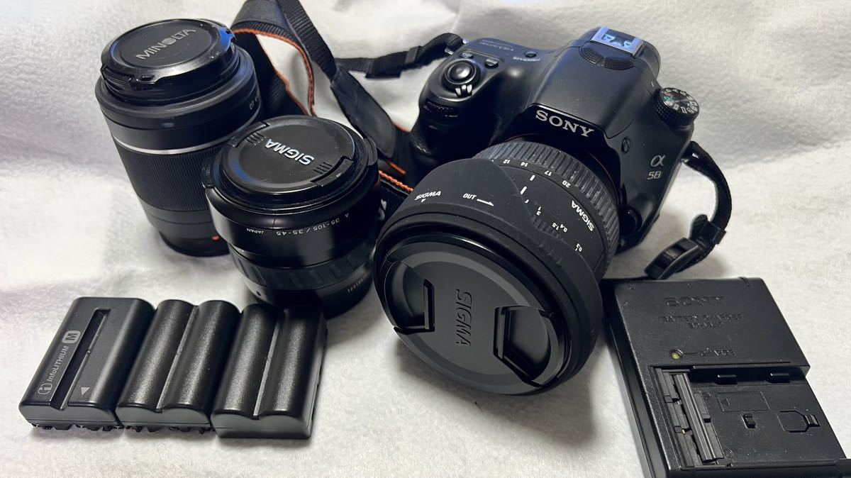 ❤即購入1000円OFF❤美品❤ ソニー SONY α58 望遠 Wズーム