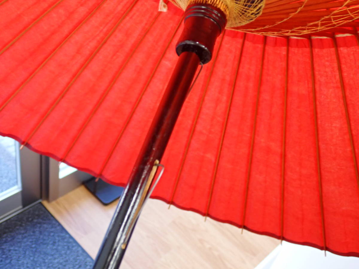 UH1048 1円 高級羽二重傘 2本 一本撰 和傘 蛇の目傘 京傘 2段式 優雅
