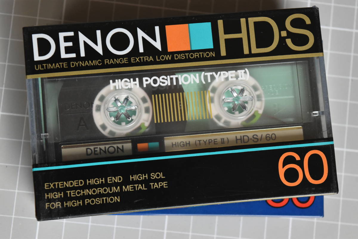 カセットテープ DENON:ＨD6&frasl;50 HD-S&frasl;6０ デンオンハイポジタイプ