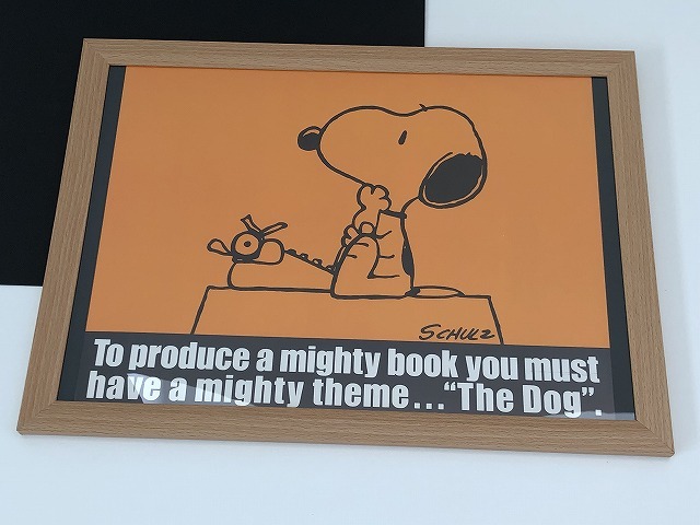 1978年 スヌーピー ヴィンテージ アートフレーム ポスター USA SNOOPY ピーナッツ PEANUTS [pe-848]