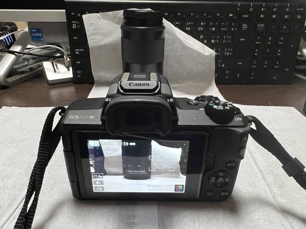 品 Canon EOS Kiss M ダブルレンズキット＋望遠レンズ 純正 