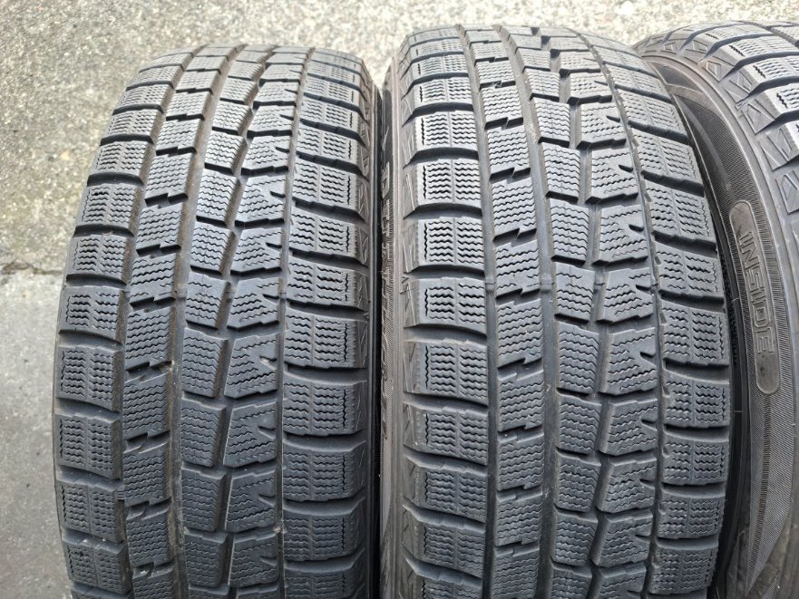 【超バリ溝（9分山）/良品】 オデッセイ アブソルート 純正 17×7J +55　5H114.3　ハブ径64mm　ダンロップ WINTER MAXX WM01　215/55R17 オデッセイ ホンダ アブソルート (ハイブリッド HYBRID 17×7J(+55)PCD114.3