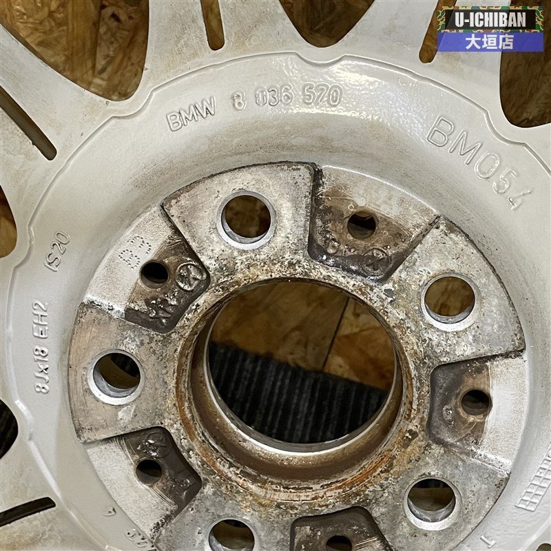 安い BMW E60 E61 5シリーズ Mスポーツ 純正 ホイール 18インチ 8J +20  