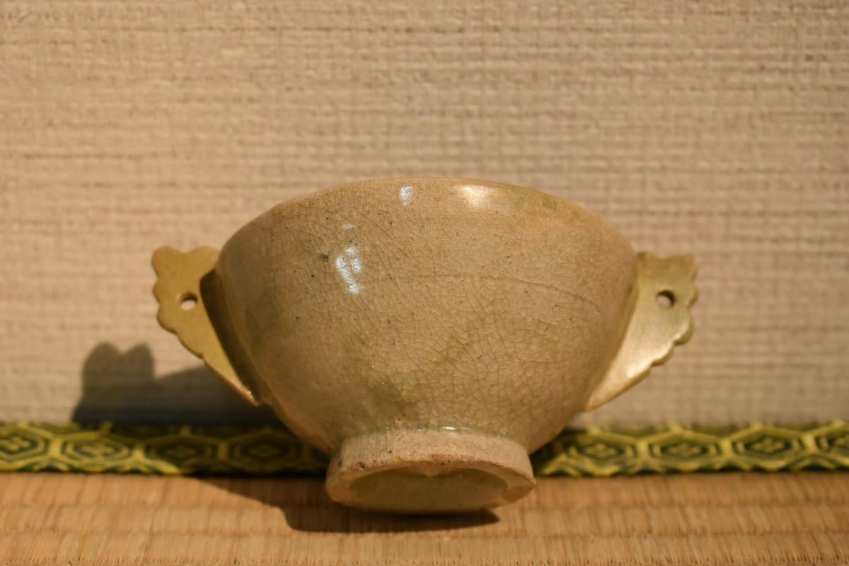 GE】Y495◇李朝・高麗コレクター放出品◇時代 李朝耳杯 /中国