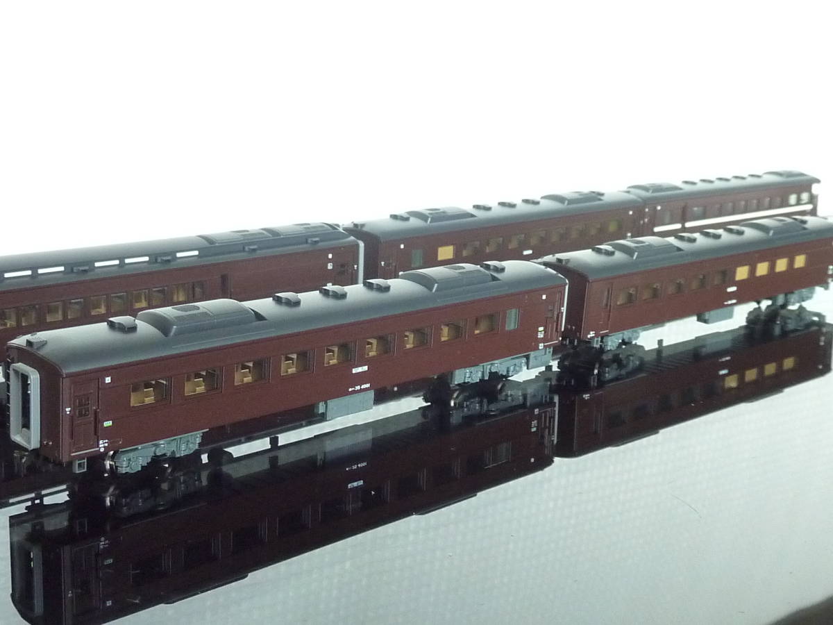 KATO Nゲージ 2016－8 D51 200 SL山口号 と 10-1500 35系 4000番台 SL