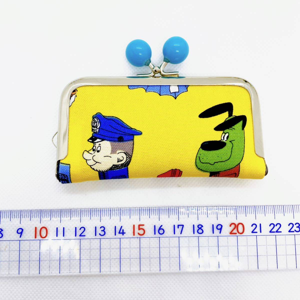 PEZ＊イエロー/あめ玉 大きめ がま口 印鑑ケース ＊コインケース/お 