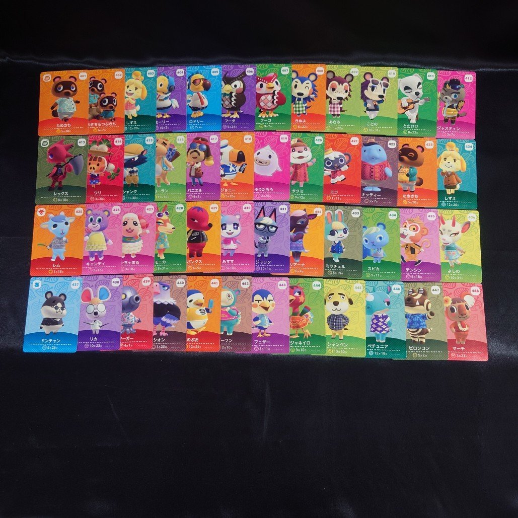 47○中古品○どうぶつの森 amiibo カード 第1～5弾 amiibo+ サンリオ 