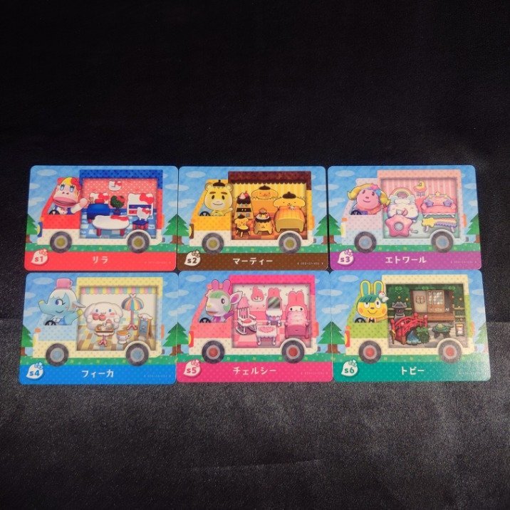 47○中古品○どうぶつの森 amiibo カード 第1～5弾 amiibo+ サンリオ 
