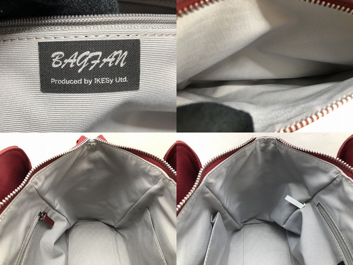 SALE，定番 BAGFAN バッグファン レザー ハンドバッグ クロコダイル[327384