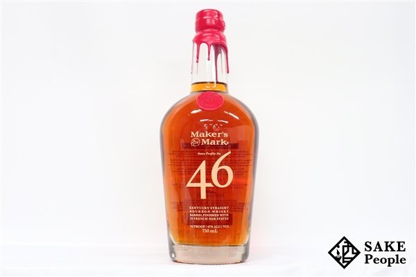 ◇1円～ メーカーズマーク 46 レッドトップ 750ml 47％ バーボン