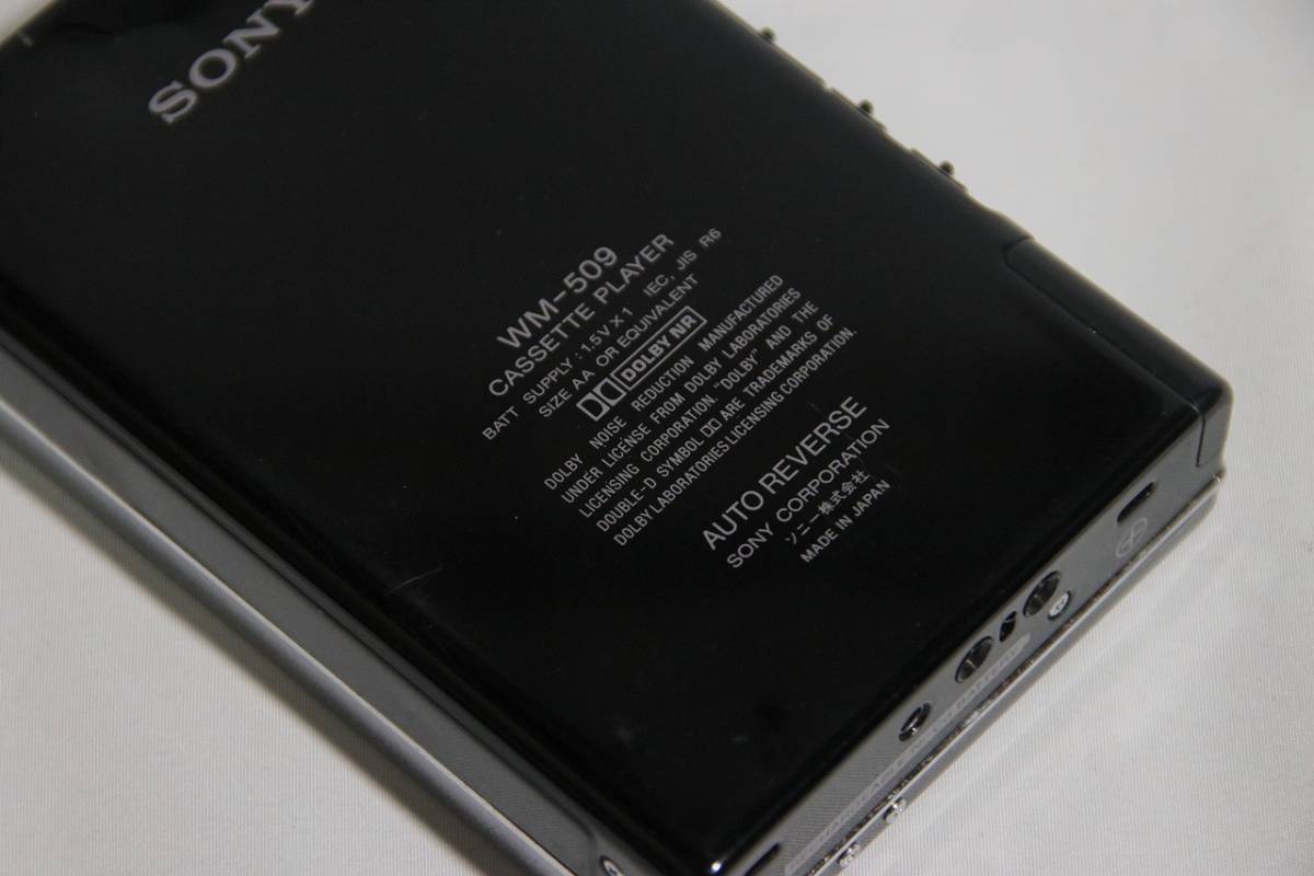中古/ジャンク】SONY カセットウォークマン WM-509